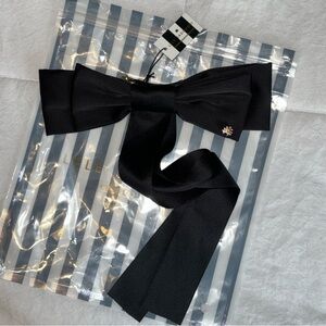 Lele Sadoughi Jet Jane Bow Barrette